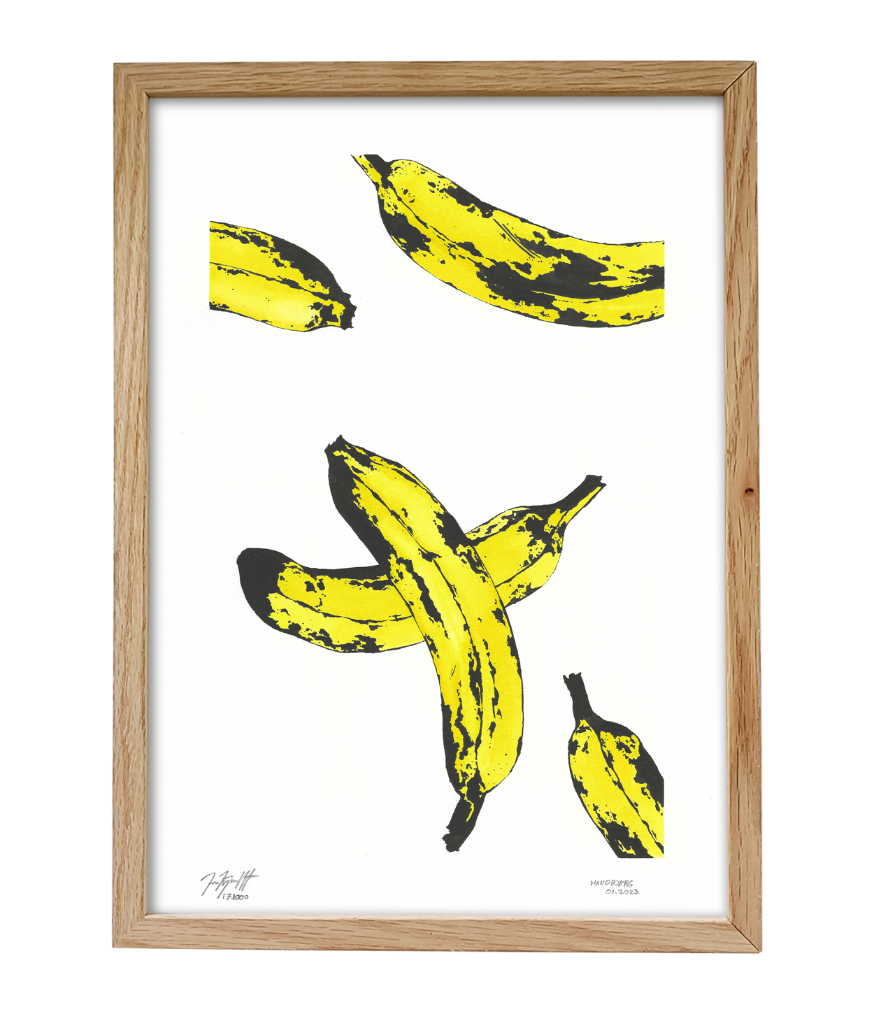 Vestpaa Studio Original Artwork No. 17, Banana Art Watercolour